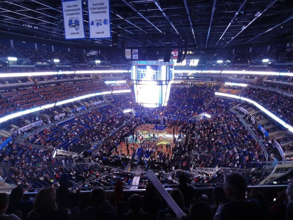 une salle d'une franchise nba